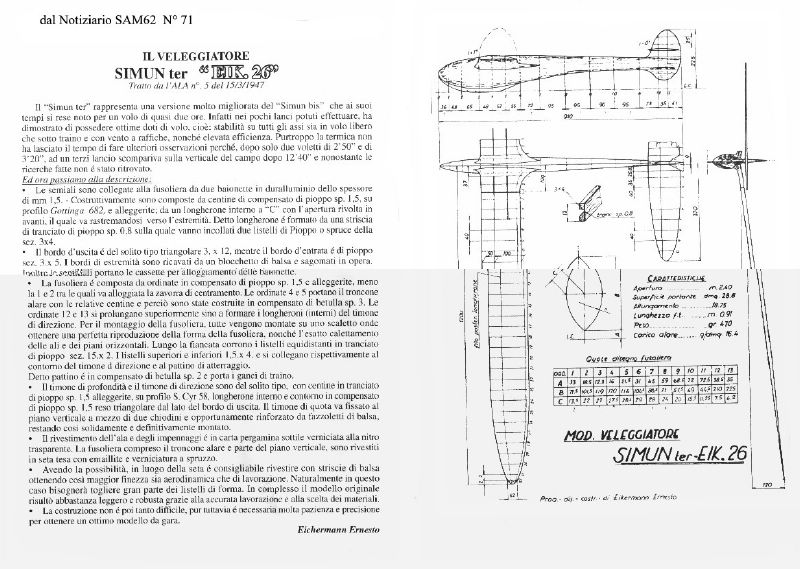 Veleggiatore EIK.26
